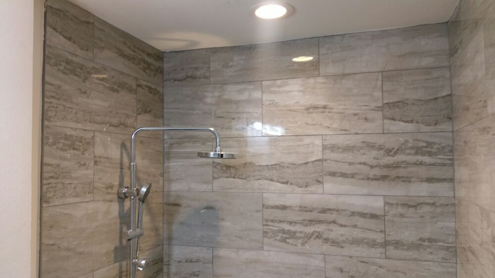 Marble Tile And Jacuzzi Tub Shower With Rain Head Spray Yelp