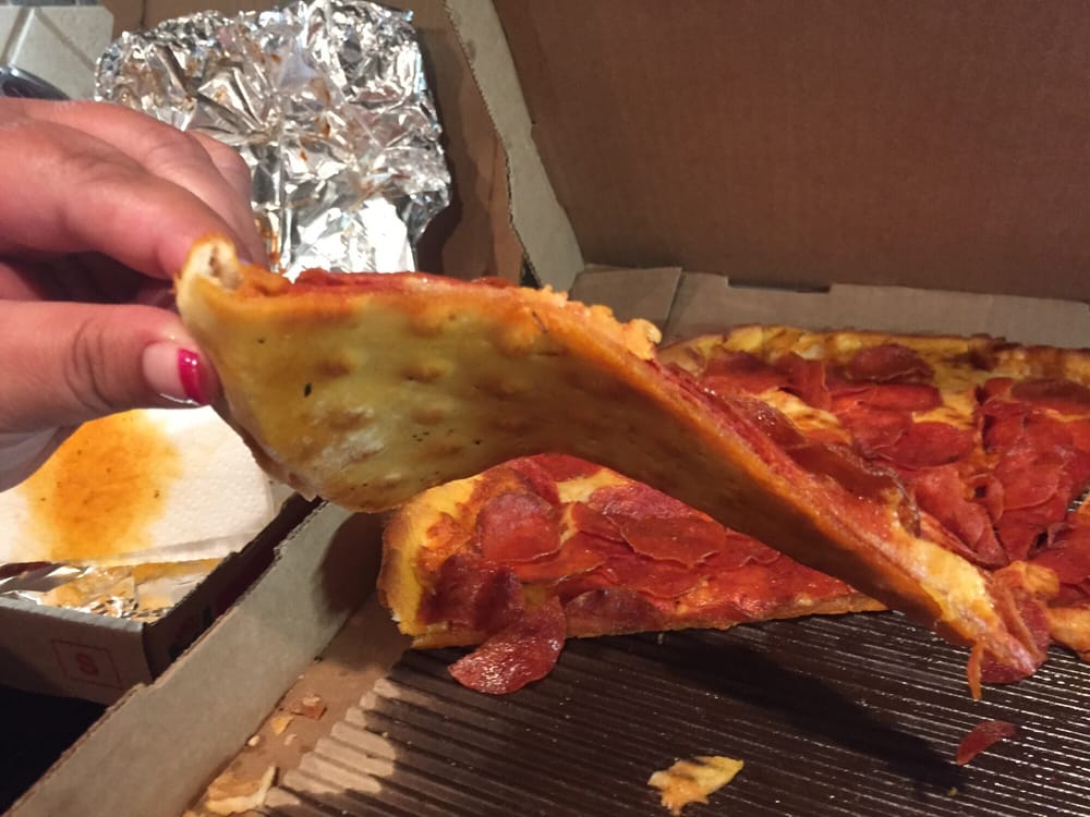Thick Crust More Like Grease Soaked Yelp Photo Of Round Table Fontana Ca United States Thick Crust