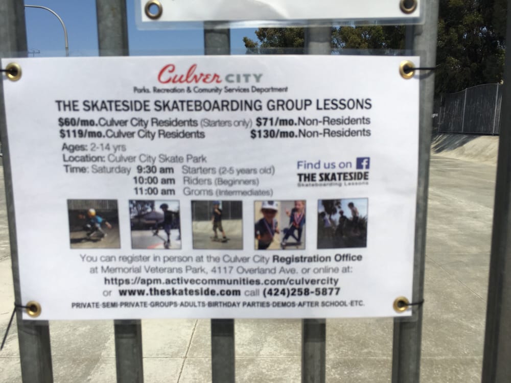Culver City Skate Park 13 Reviews Skate Parks Jefferson Blvd
