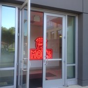 Moe's Cafe - Los Angeles, CA, United States. the entrance to Moe's. Eat Up Chumps!