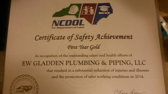 E W Gladden Plumbing & Piping
