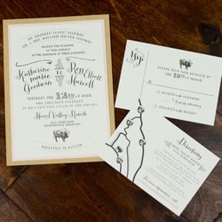 Soiree Signatures By Lindsey Stiegler Graphic Design 24 North Photo Of Soiree Signatures By Lindsey Stiegler Mobile Al United States Custom Designed Wedding Invitations