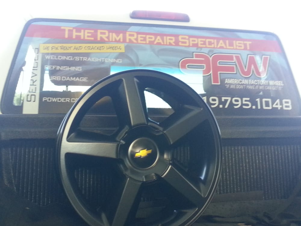 20" Chevy Tahoe OEM rims powder coated to black, awesome ...