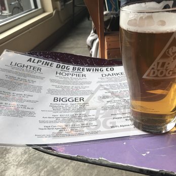 alpine dog brewing alpine dog brewing