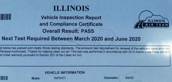 Illinois Emissions Testing Station 425 S Lombard Rd Addison Il Reviews