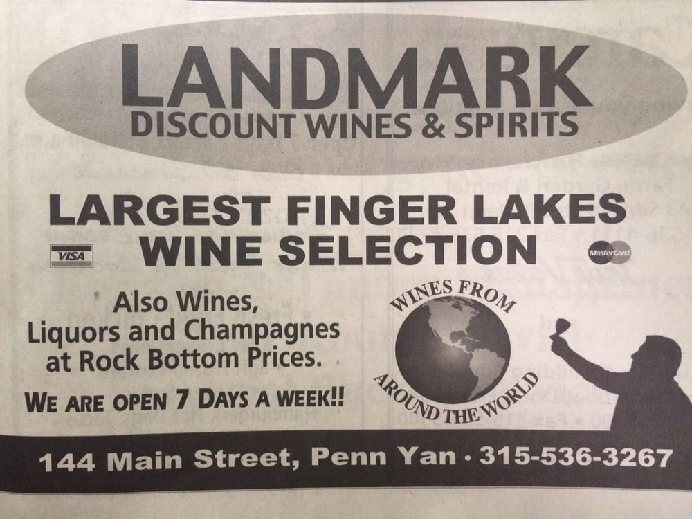 Landmark Wines & Spirit Beer, Wine & Spirits 148 Main St, Penn Yan