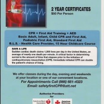 Safety First CPR - CPR Classes - Pasadena, Pasadena, CA - Phone ...