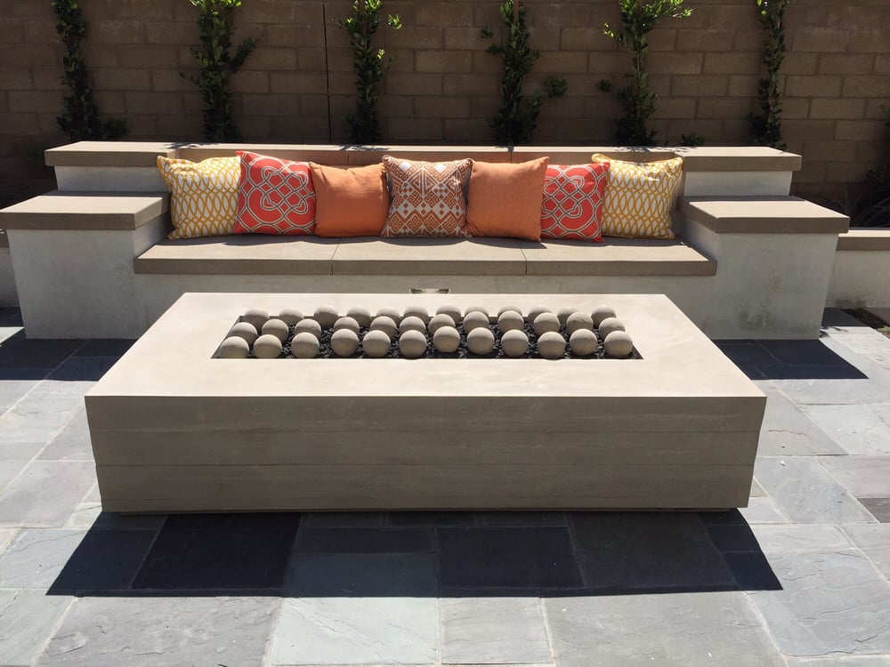 My Board Formed Block Plaza Designed Fire Pit By Hart Concrete 7 Photos For Hart Concrete Design