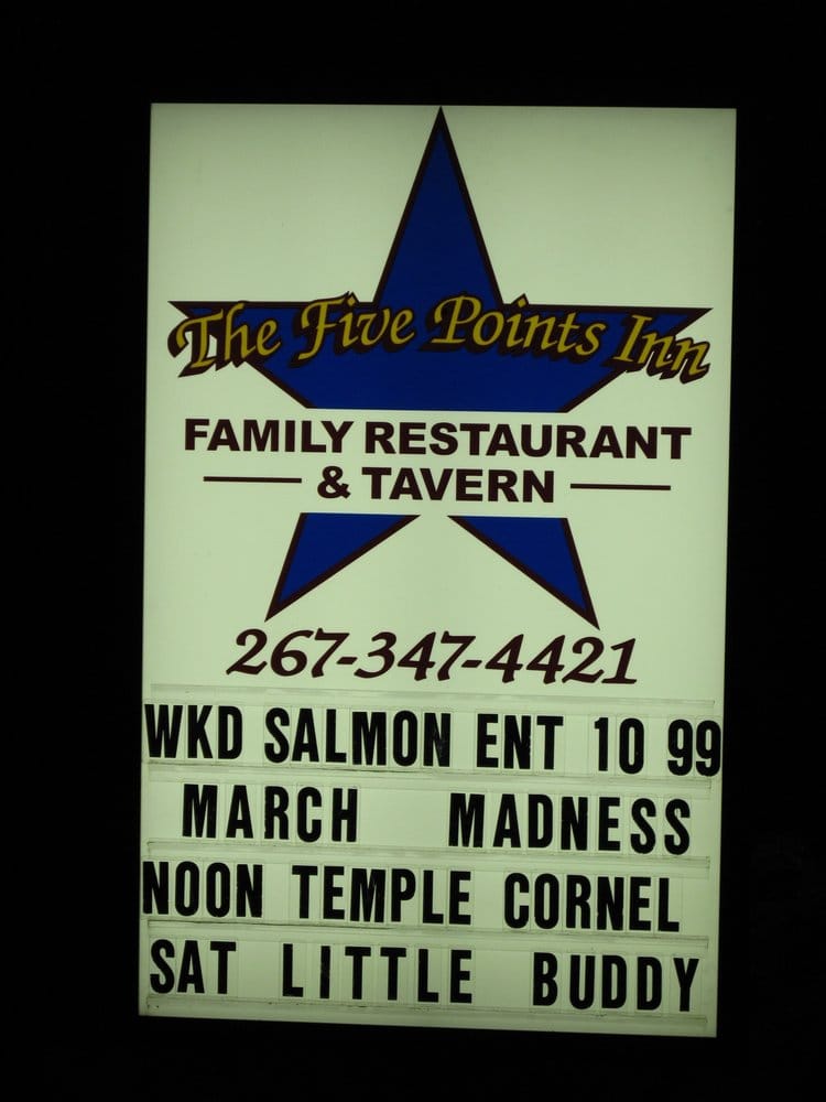 The Five Points Inn CLOSED American (Traditional) 254 N Main St