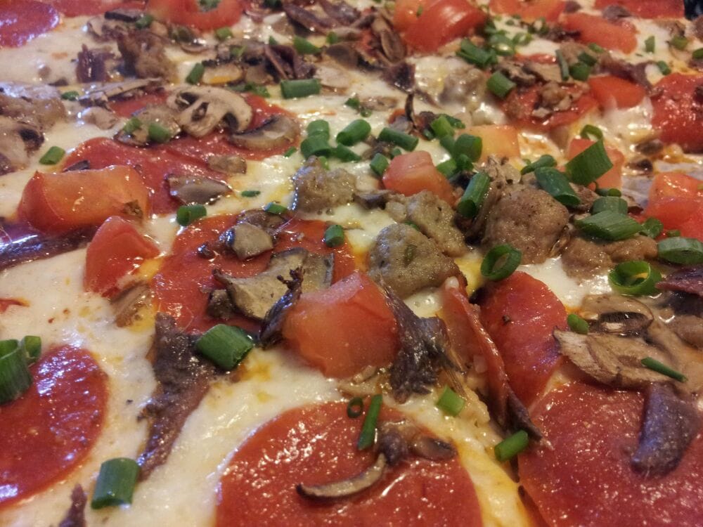 round garlic italian table supreme garlic Italian  supreme Yelp anchovies  w/