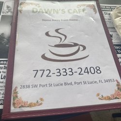 Dawn's Cafe gift card