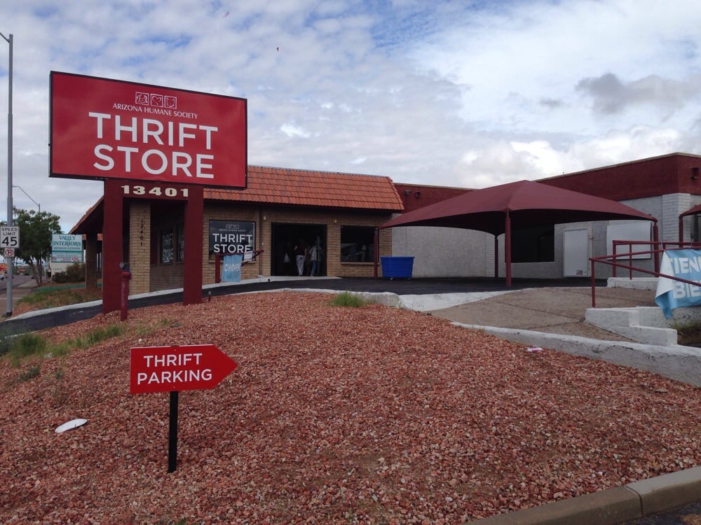 Arizona Humane Society Thrift Store Thrift Stores 13401 N Cave