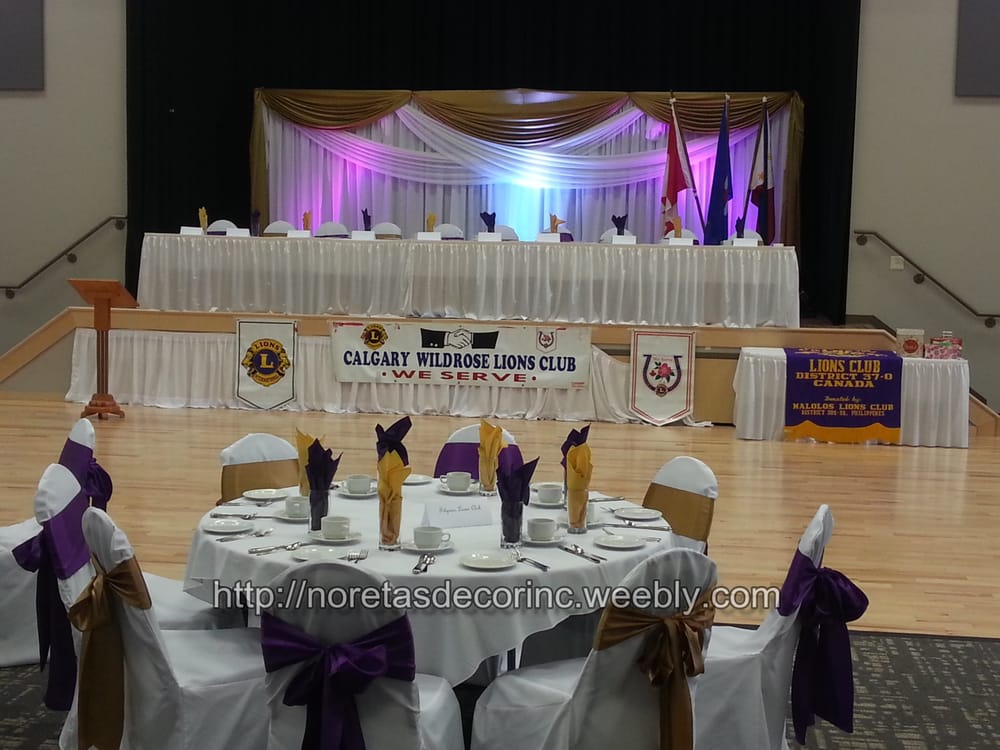 Weddings & events decoration service calgary, backdrop, reception ... Décor Banquette Hall