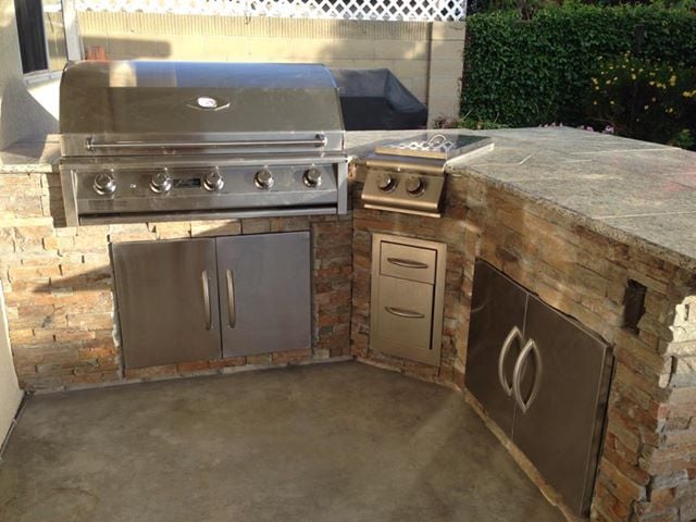 Finished Island La Custom Grill Islands Provided The Unfinished Photo Of La Custom Grill Islands Irwindale Ca United States Finished Island