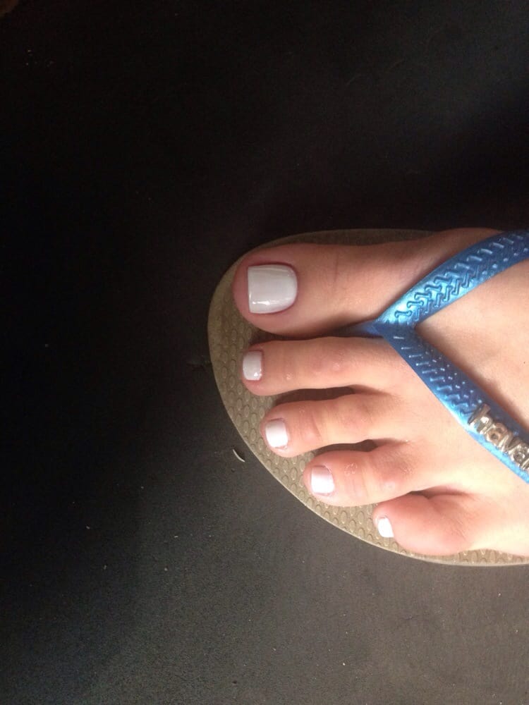Pedicure Using Essie Marshmallow Yelp Photo Of Sky Nails Spa South Beach Miami Fl United