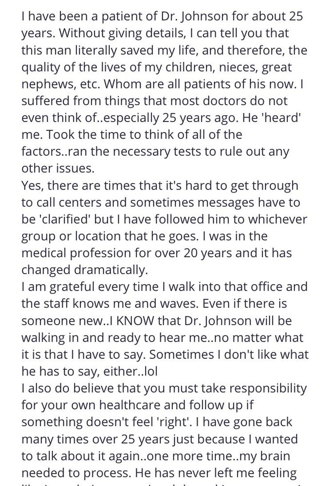 Johnson Keith B MD