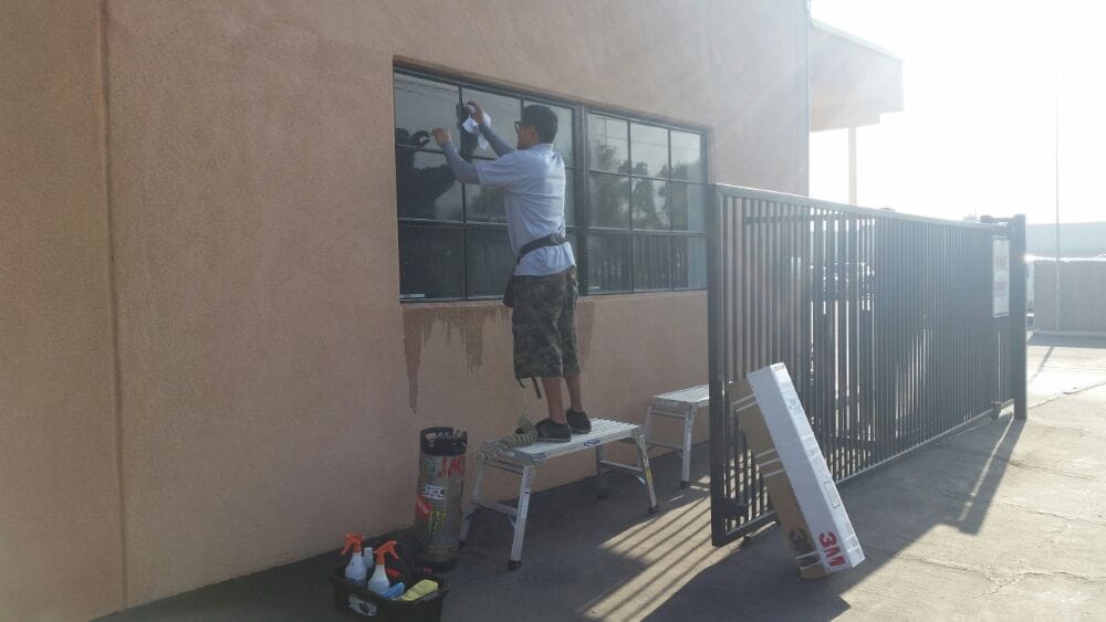 External Window Film Installation Is A Great Alternative To Keeping Photo Of Modern Touch Window Tinting Pasadena Ca United States External