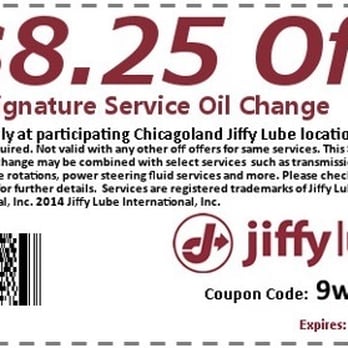 jiffy lube coupons woodstock il