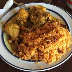 Photo of Zenny's Bar & Restaurant - Christiansted, Virgin Islands, U.S. Virgin Islands. Curry chicken