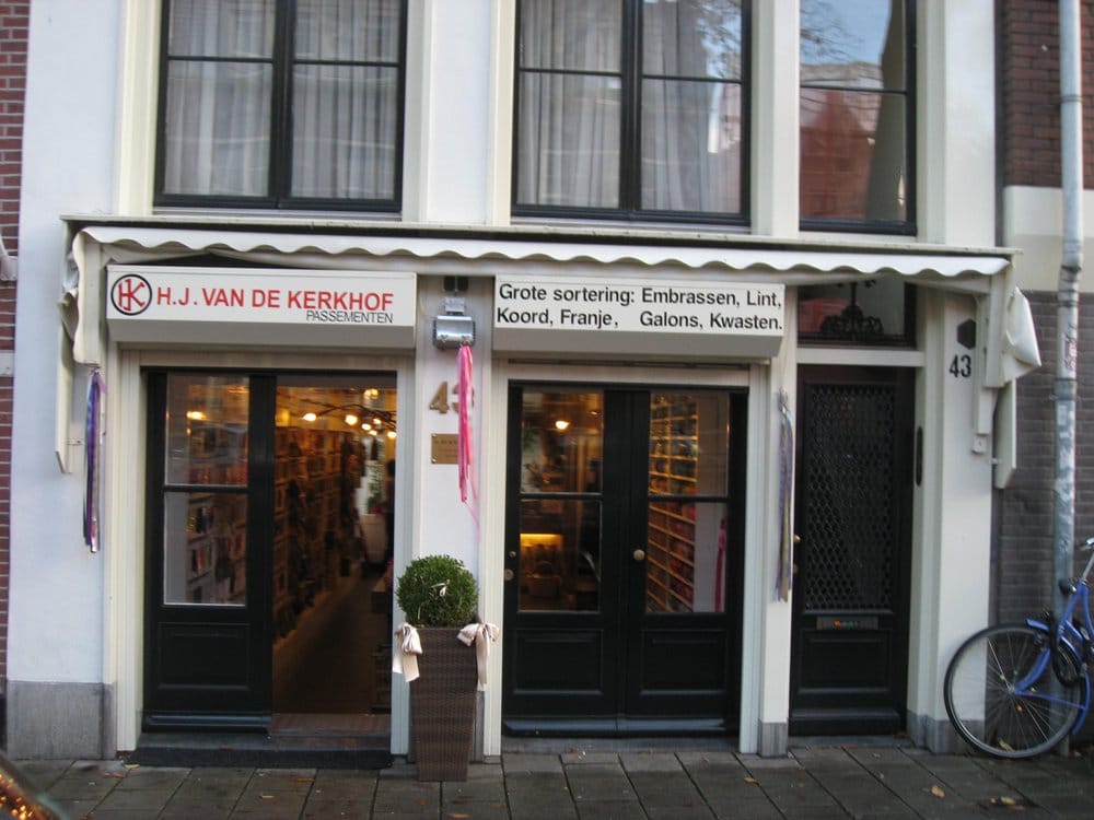 H J van de Kerkhof Passementen Fabric Stores Elandsgracht 43A