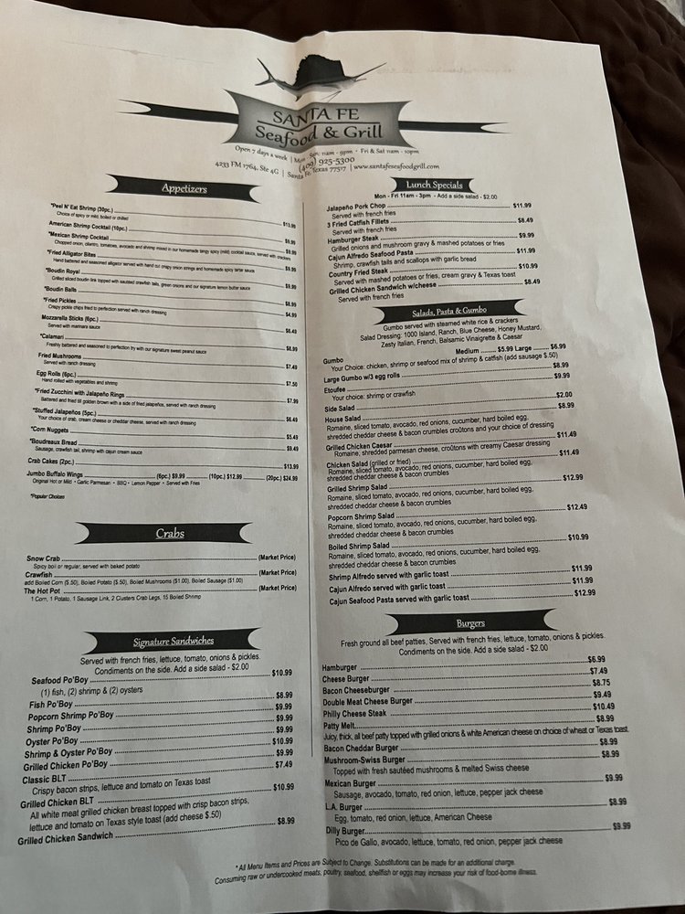 Santa Fe Seafood & Grill