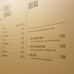 three fold menu