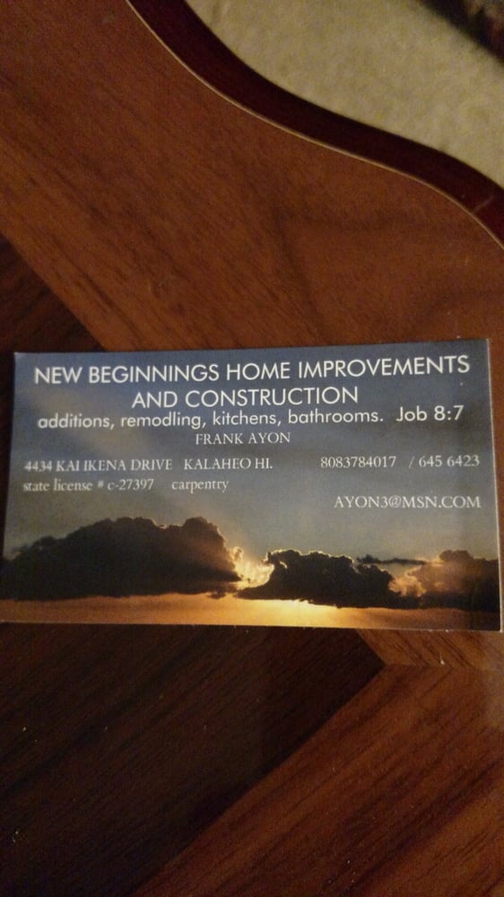 image of business New Beginnings Home Improvements and Construction
