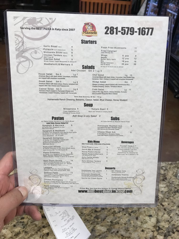 Mazzei's Gourmet Pizza