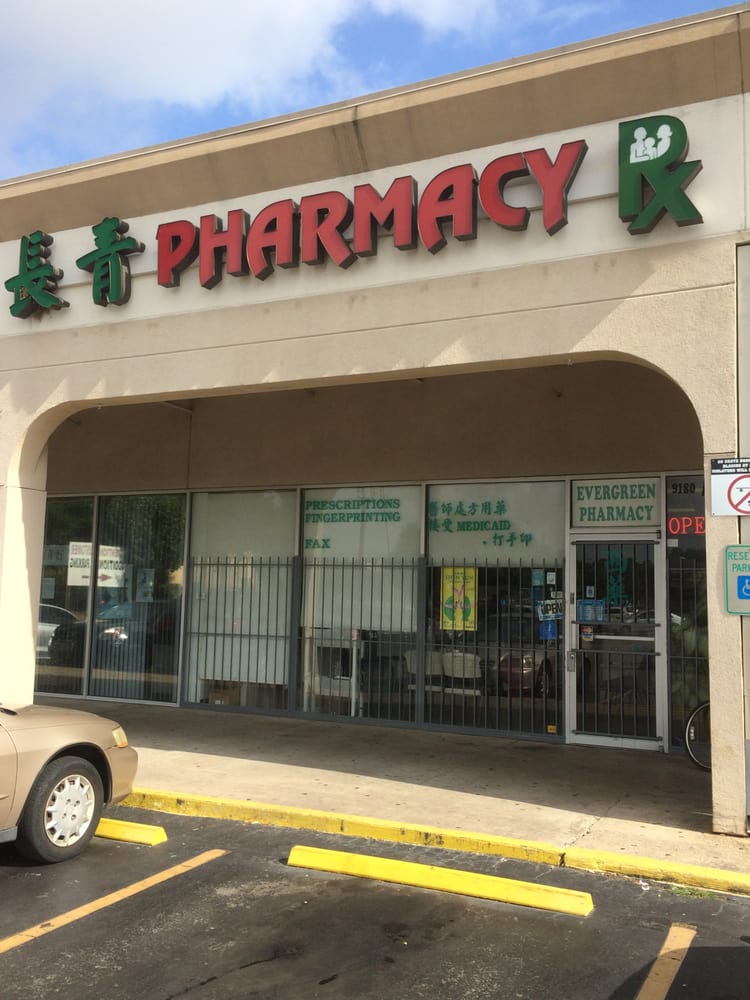 Evergreen Pharmacy Drugstores 9180 Bellaire Blvd, Chinatown