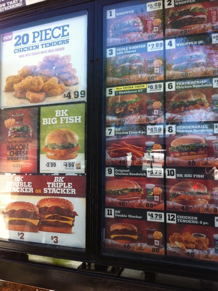 Burger King Burgers 9271 Tamiami Trl N, Naples, FL Restaurant