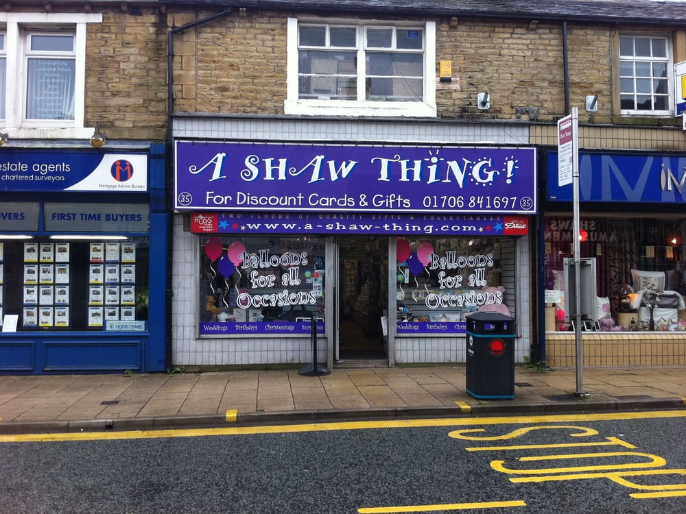 A Shaw Thing Gift Shops 35 Market Street, Oldham, Newbury, Greater Manchester, United