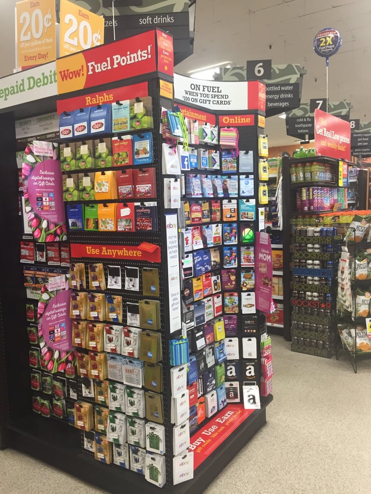 Gift card section Yelp