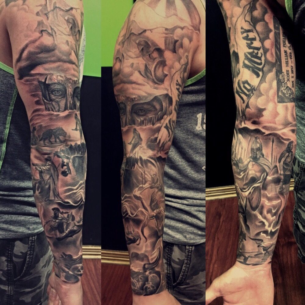 custom greek spartan sleeve by dax yelp custom greek spartan sleeve by dax yelp