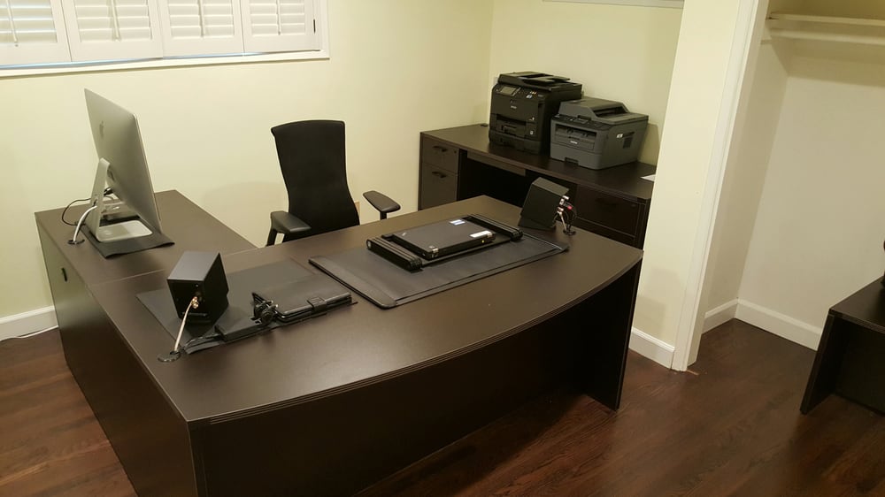 Custom U Shape Desk With Attachments Designed By Fred Jensen In Photo Of In Mode Modern Home And Office Furniture Los Angeles Ca United