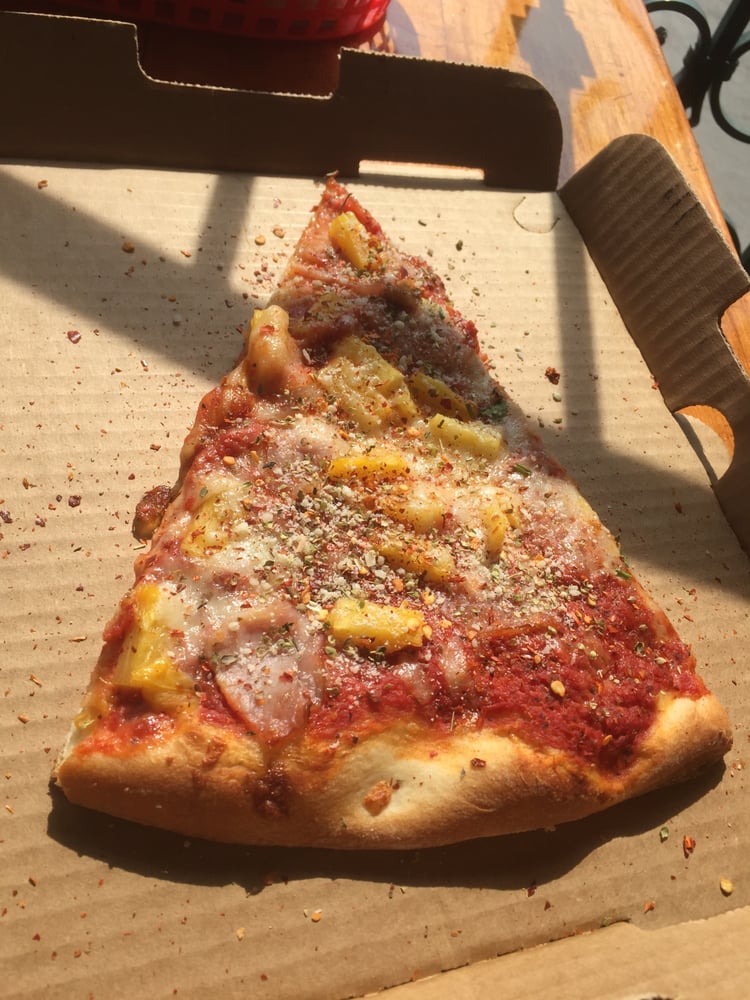 Pineapple with Canadian Bacon (a.k.a. American Ham) Pizza ...