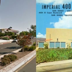 Imperial Motel Hotels 6624 El Cajon Blvd Rolando La Mesa Ca Photo Of Imperial Motel La Mesa Ca United States Now And Then