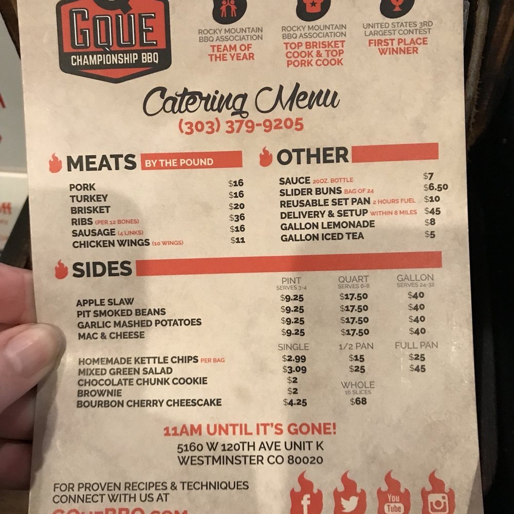 GQue BBQ 168 Photos & 486 Reviews Barbeque 5160 W 120th Ave