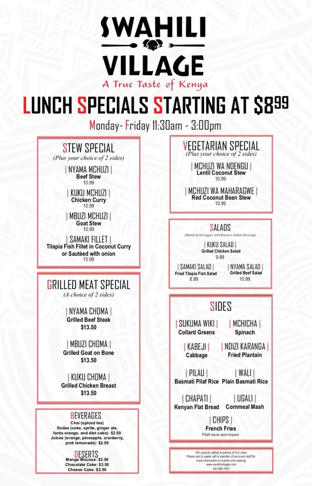 Swahili Village Bar & Grill 318 Photos & 195 Reviews African