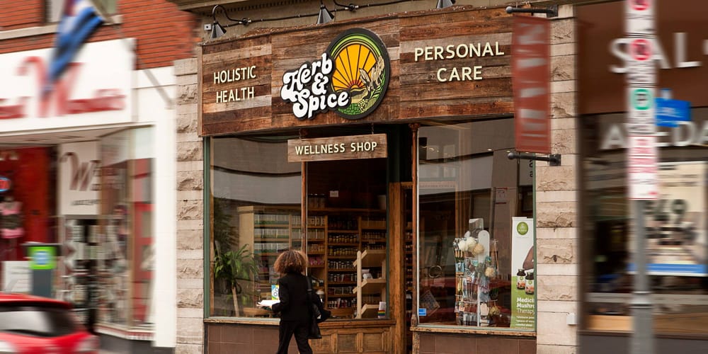 Herb & Spice Wellness Shop Cosmetics & Beauty Supply 380 Bank