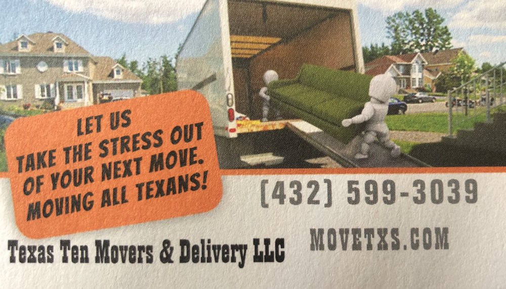 Texas Ten Movers & Delivery