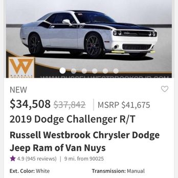 Van Nuys Dodge >> Russell Westbrook Chrysler Dodge Jeep Ram Of Van Nuys 274 Photos Van Nuys Dodge >> Russell Westbrook Chrysler Dodge Jeep Ram Of Van Nuys 274 Photos