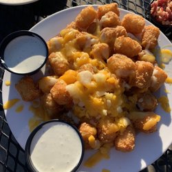 Photo of Palmetto Restaurant & Ale House - Greenville, SC, United States. Loaded tots - yummmmm