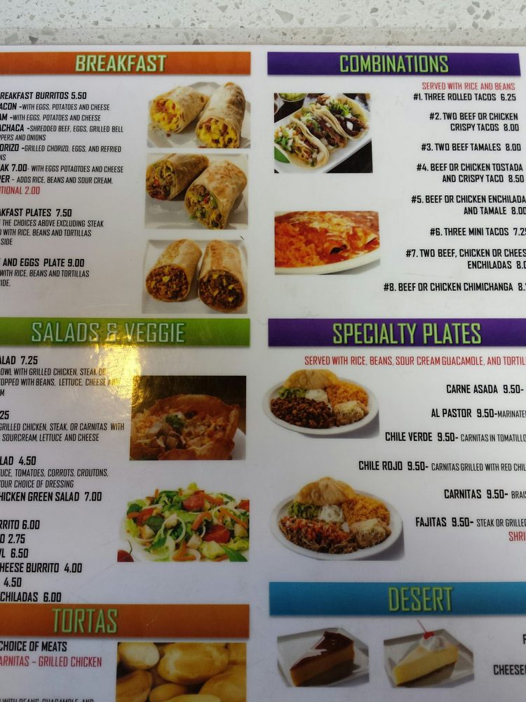 Online Menu of El Patio Restaurant, Woodland, California, 95695 Zmenu