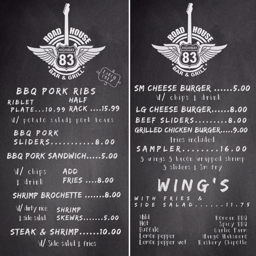 Highway 83 Road House Bar & Grill