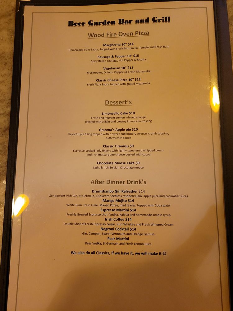 Beer Garden Bar and Grill