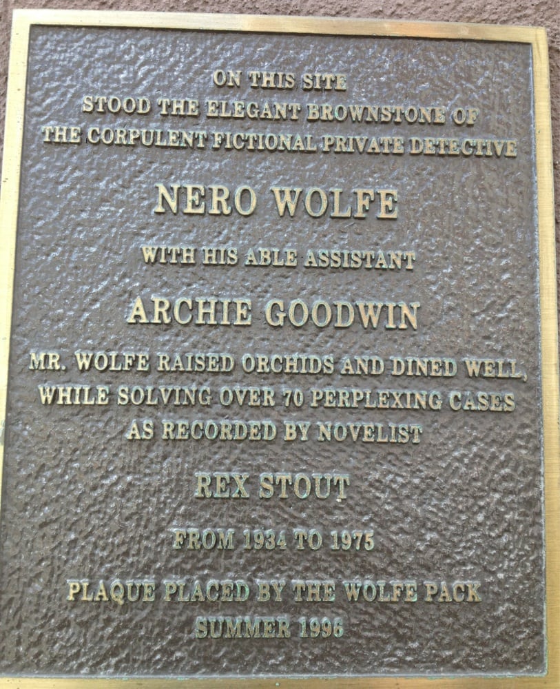 Nero Wolfe Brownstone Landmarks & Historical Buildings 454 W 35th
