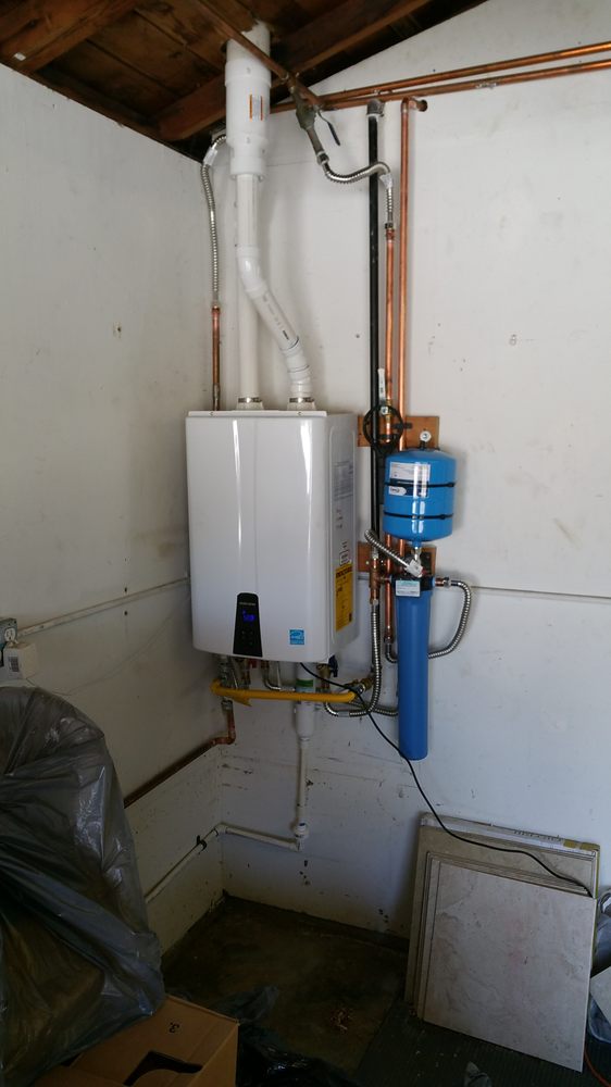 navies tankless upgrade - all tankless water heaters installs