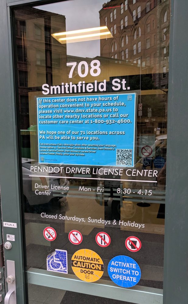 PA Photo Drivers License Center Departments of Motor Vehicles 708