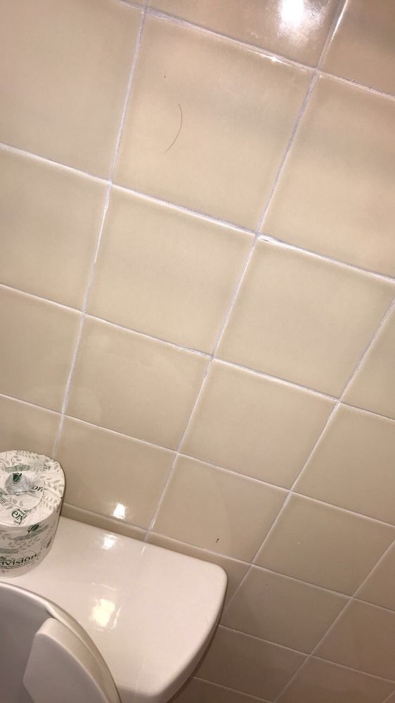 Random Hair On The Wall With Some Other Debris In Bathroom Photo Of Country Inn And Suites Vero Beach Fl United States Random