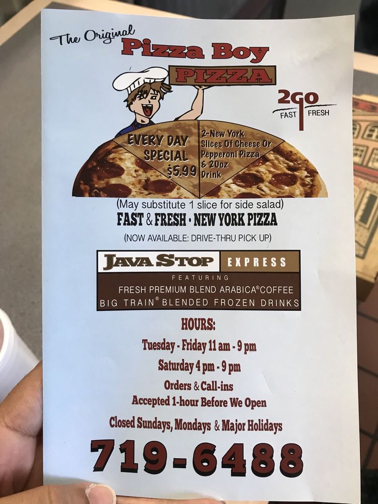 Pizza Boy Pizza Photo